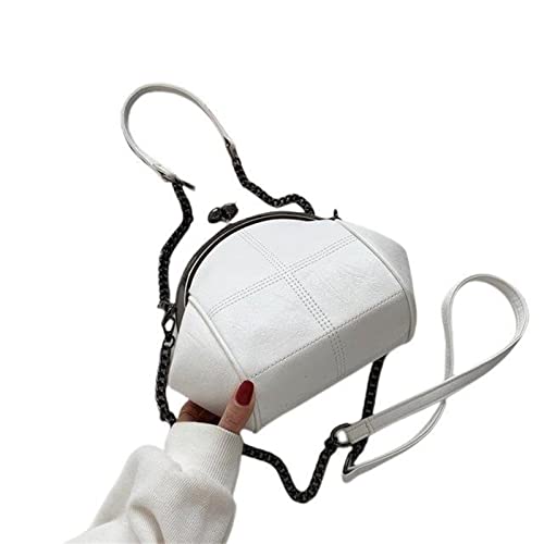 HIHELO Handtasche Crossbody Messenger Bag Taschen für Frauen Retro Kleine Damen Kette Schultertaschen Handtaschen Geldbörse - Weiß von HIHELO