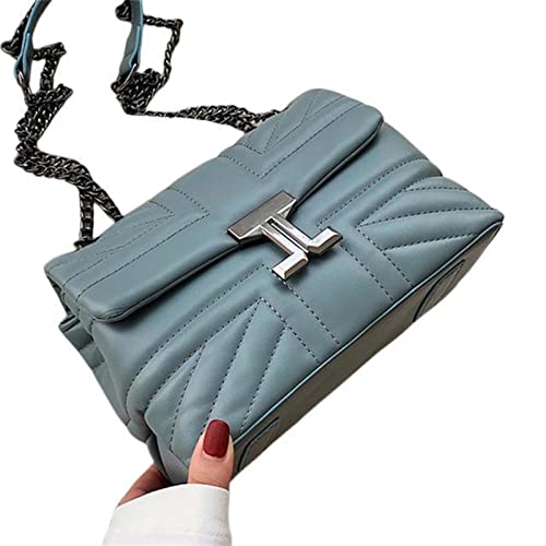 HIHELO Handtasche Schultertaschen Frauen Crossbody Taschen Vintage Handtaschen Damen Messenger Bags Female Purses-Blau von HIHELO