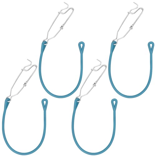 HINAYOSAN 4 x Deeply Sea Trolling Pin Buffer Fast Fishing Clip Quick Change Crankbait Snapping for Süßwasser Salzwasser Downrigger Weight Snubber von HINAYOSAN