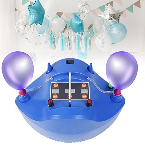 HINOPY Ballonaufblasgerät, 1200W 4 Luftdüs Elektrische Ballon Inflator Party Luftballonpumpe Aufblasgerät mit Aufbewahrungsbeutel von HINOPY