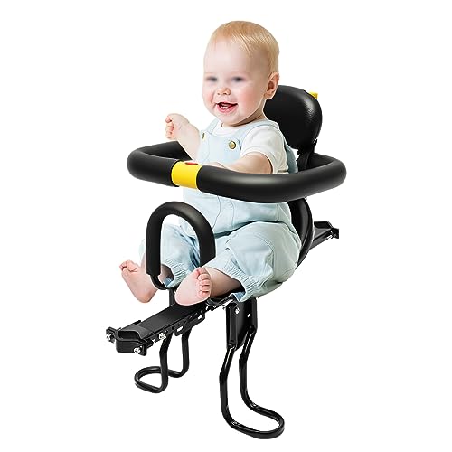 HINOPY - Fahrrad Sicherheits-Kindersitz Halterung Baby Fahrradsitz Vorne bis zu 30kg von HINOPY