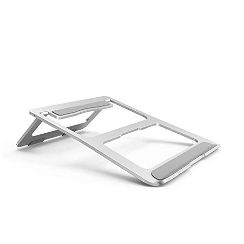 HIOD Klappbarer Laptop Ständer für Notebook Computer Tischlüftung mit Anti Rutsch Stange,Silver von KS Tools