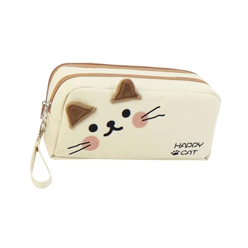 HIOPOIUYT Hochkapazitäts Bleistiftpenstbeutel Marker Stift Organisatoren Aufbewahrungstasche Reise Make Up Beutel Für Büroschule Reise Make Up Und Kosmetikbeutel von HIOPOIUYT