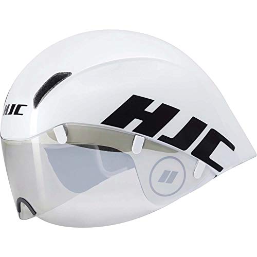 HJC ADWATT 1.5, Aero-Helm Unisex Erwachsene, Weiß, XL/XXL 58-63 cm von HJC Helmets