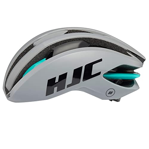HJC Helmets Unisex – Erwachsene Ibex 2.0 straßenhelm, White Line Grey, L 58~61CM von HJC Helmets