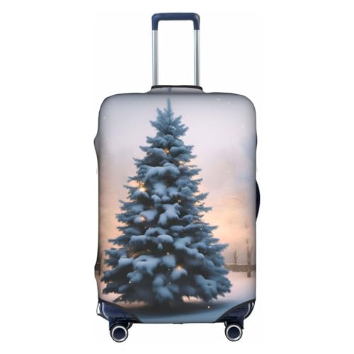 HJLUUFT Weihnachtsbaum-Schneereise mit Stil, maßgeschneiderte Gepäckabdeckung, personalisieren und finden Sie Ihren Koffer mühelos, Kofferhülle, Weiss/opulenter Garten, X-Large von HJLUUFT