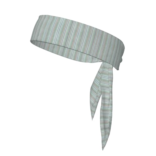 Vertikale Streifen, ultimative Leistung, schweißabsorbierendes Bandana-Stirnband für Outdoor-Sportarten – Unisex-Design, weicher und atmungsaktiver Stoff von HJLUUFT