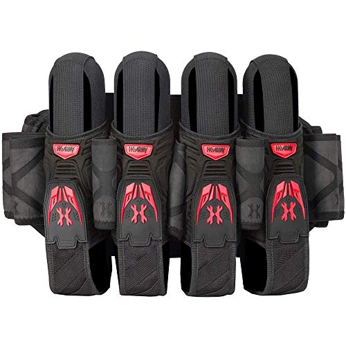 HK Army Magtek Paintball Pack/Geschirr (4+3+4, schwarz/rot) von HK Army