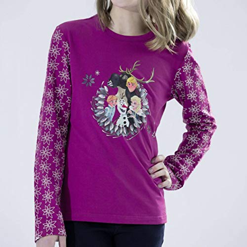 HKM Erwachsene Shirt-Olaf's Frozen Adventure-3905 Hose, 3905 Dunkelpink, 110/116 von Disney