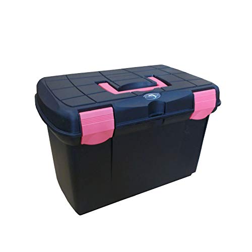 Euroriding Putzbox Arrezzo in schwarz/pink von HKM