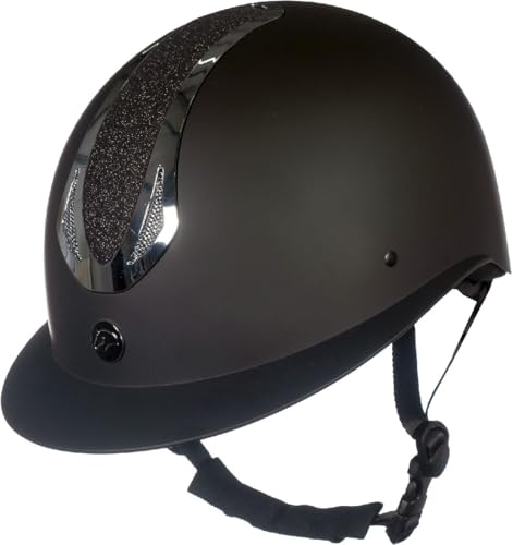 HKM Damen Illusion Reithelm, Schwarz/Rosegold, 49-51 cm von HKM