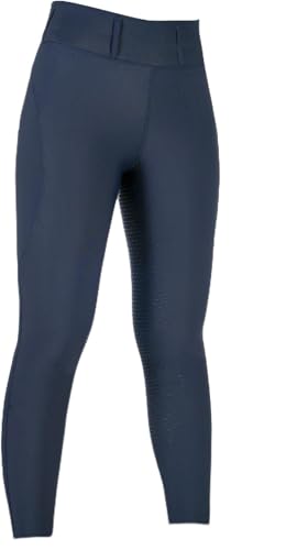 HKM Damen Jil High Waist Silikon-Vollbesatz Reitleggings, Beige, 46 von HKM