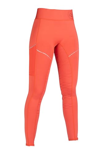 HKM Damen Savona Style Silikon-Vollbesatz Reithose, Rot, 40 von HKM