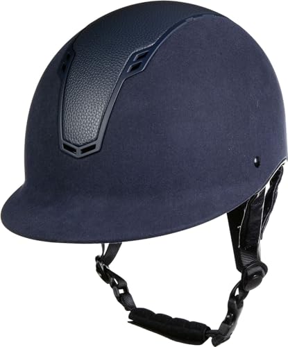 HKM SPORTS EQUIPMENT Damen Reithelm-Wien-Style Helm, dunkelblau, L/XL von HKM