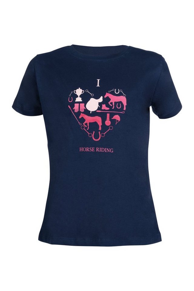 HKM T-Shirt Kinder-T-Shirt -I love horse riding- von HKM