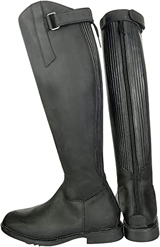 HKM Erwachsene Reitstiefel -Flex Country-, kurz/Normale Weite9100 Hose, 9100 schwarz, 36 von HKM