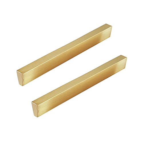 HKSDKABOP Die schmutzige Schublade, 2er-Pack Schubladen- und Schrankgriffe aus massivem Messing in verschiedenen Größen(150mm) von HKSDKABOP
