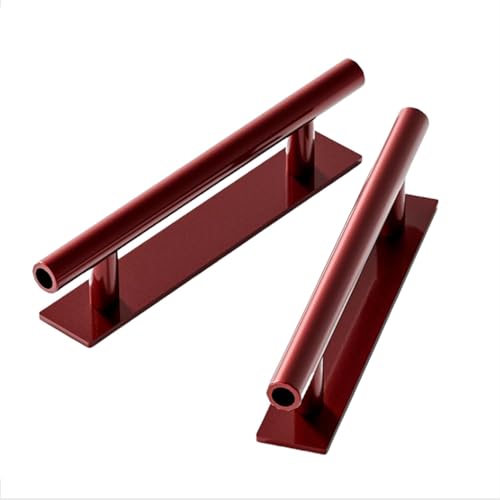 HKSDKABOP Die schmutzige Schublade, 2er-Pack mehrfarbige Möbelgriffe, selbstklebend, kein Bohren erforderlich(Red) von HKSDKABOP