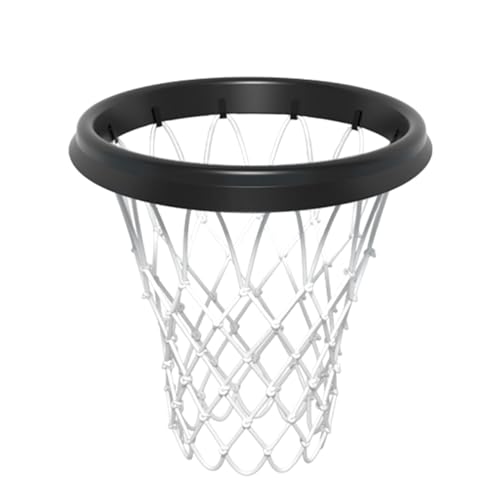 HLBEST Basketballnetz, für drinnen und draußen, professionelle Schule, Basketballnetz, Ersatz, tragbar von HLBEST