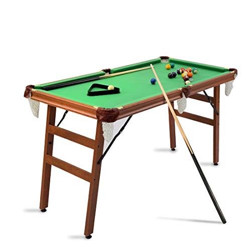 Billardtisch Klappbar Folding Billiardtisch Pooltisch Snooker Tischspiel (Grün) von HLC