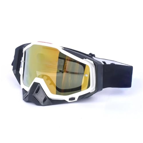 HLQXHM Motocross-Brille, Outdoor-Reitbrille, Skihelm, Motocross-Brille, Rennbrille, Radbrille (Farbe: 1) von HLQXHM
