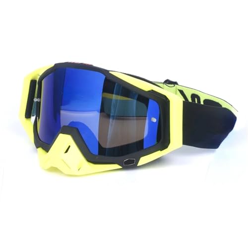HLQXHM Motocross-Brille, Outdoor-Reitbrille, Skihelm, Motocross-Brille, Rennbrille, Radbrille (Farbe: 6) von HLQXHM