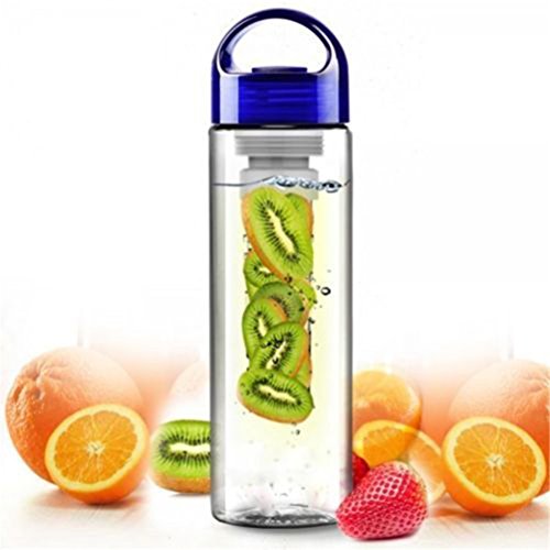 hmilydyk wimports Trinkflasche mit Fruit-Ei für Outdoor (BPA-frei), blau2 von HMILYDYK