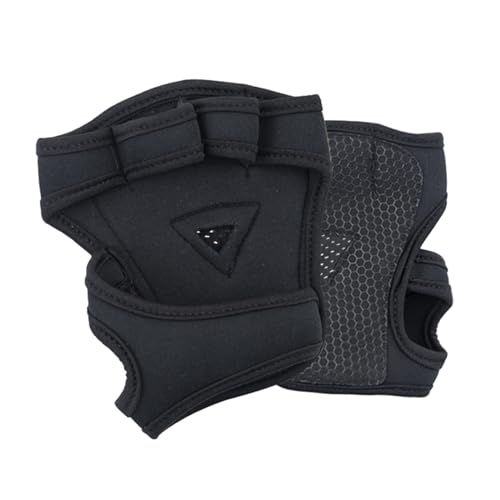 HNsdsvcd Vier-Finger-Fitness-Handschuhe, atmungsaktiv, rutschfest, Silikon, für Herren und Damen, Gewichtheben, 2 Stück von HNsdsvcd