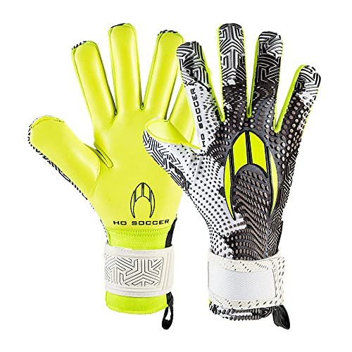 HO Soccer First Superlight Negative Club Lime Torwarthandschuhe, Unisex Kinder, Limette/Schwarz, 3,5 von HO Soccer