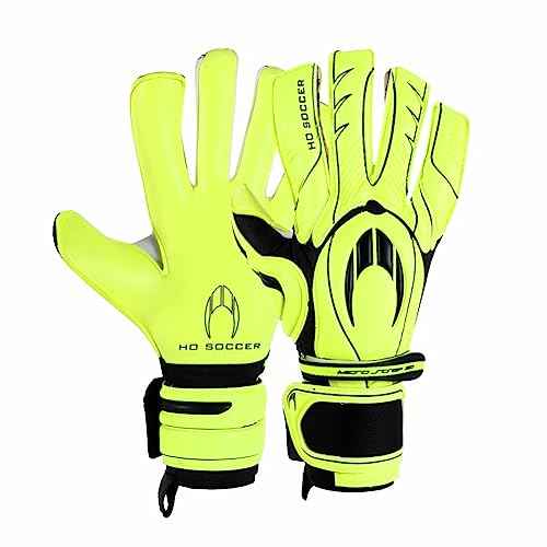 HO Soccer GHOTTA Special Edition Retro Lime Torwarthandschuhe, Unisex, Erwachsene, Limette/Schwarz, 10 von HO Soccer