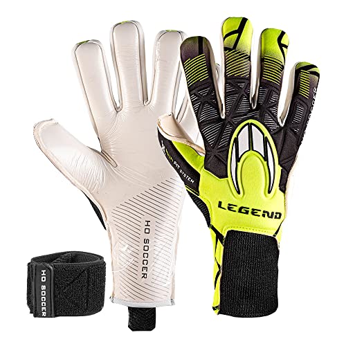 HO Soccer Legend Negative Nebula Lime Torwarthandschuhe, Unisex, Erwachsene, Limette/Schwarz, 10,5 von HO Soccer