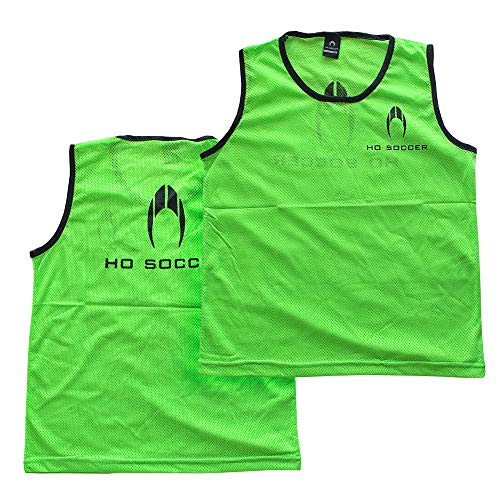 HO Soccer Petos-Team (12 Stück) – Grün Fußball-Training, Unisex Erwachsene Einheitsgröße grün von HO Soccer