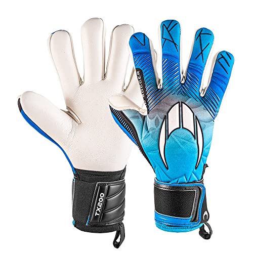 HO Soccer Phenomenon Pro II Negative Water Blue Torwarthandschuhe Unisex Erwachsene, Blau/Weiß, 10,5 von HO Soccer