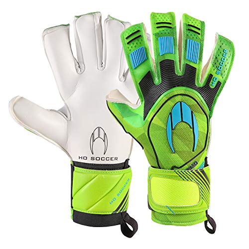 HO Soccer SSG Supremo II Roll/Negative Pacific Green Torwarthandschuhe, Unisex, Erwachsene, Grün/Schwarz/Blau, 8,5 von HO Soccer