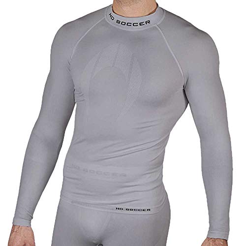 Ho Soccer Underwear Shirt Performance ML Grey Thermohemd Lang, Erwachsene Unisex, Grau, XL von HO Soccer