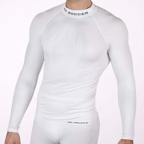 HO Soccer Underwear Shirt Performance ML White Thermohemd Lang, Erwachsene Unisex, Weiß, XL von HO Soccer