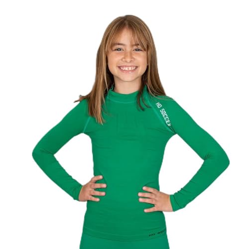 HO Soccer Unisex, Jugend Underwear Shirt Performance ML JUNIOR Green Langes Thermo Kinder, grün, 10-12 von HO Soccer