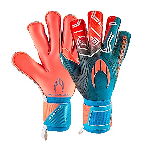 Ho Soccer ESKUDO II ROLLGECKO Shock Blue Torwarthandschuhe, Unisex, Erwachsene, Blau/Pink, 9,5 von HO Soccer