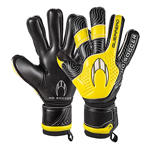 Ho Soccer Guerrero Pro Negative Race Yellow Torwarthandschuhe, Unisex, Erwachsene, Schwarz / Gelb, 10,5 von HO Soccer