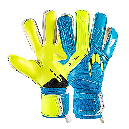 Ho Soccer One Negative Blue Island Torwarthandschuhe, Unisex, Erwachsene, Blau, 7,5 von HO Soccer