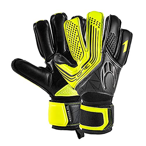 Ho Soccer One Negative Lime Light Torwarthandschuhe, Unisex, Kinder, Limette, 4 von HO Soccer