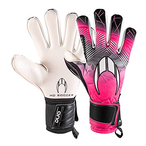 Ho Soccer Phenomenon Pro III Duo Negative Pink Torwarthandschuhe für Erwachsene, Unisex, Rosa / Weiß, 9 von HO Soccer