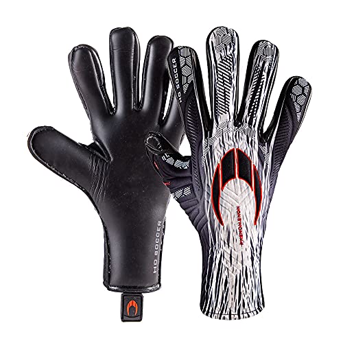 HO Soccer Phenoment Magnetic II Winter Light Torwarthandschuhe, Unisex, Erwachsene, Weiß/Schwarz, 8,5 von HO Soccer