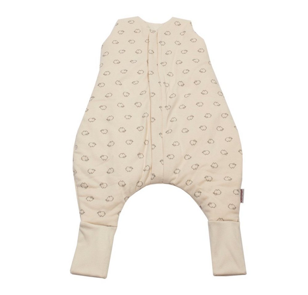 HOBEA-Germany Babyschlafsack Schlafsack Schafe beige S, mit Füßen und Beinen von HOBEA-Germany