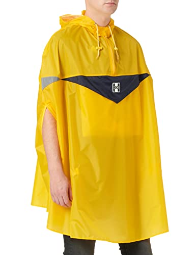 Hock Regenbekleidung Erwachsene Regenponcho Super Praktiko, Gelb, XL von HOCK