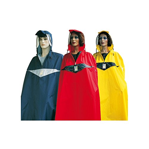 Hock Regenbekleidung Erwachsene Regenponcho Super Praktiko, Rot, XL von HOCK