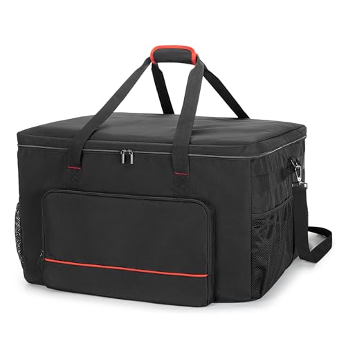 HODRANT Grill-Tragetasche kompatibel mit Ninja OG951 OG850 Woodfire Pro XL Outdoor-Grill & Smoker, tragbare BBQ-Grilltasche mit Mehreren Taschen für Grill und Zubehör, nur Tasche von HODRANT
