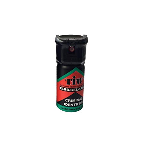 Verteidigungs-Spray TIW Farb-Gel-Spray, 40 ml, Version mit Klappdeckel oder Gürtelclip von HOERNECKE