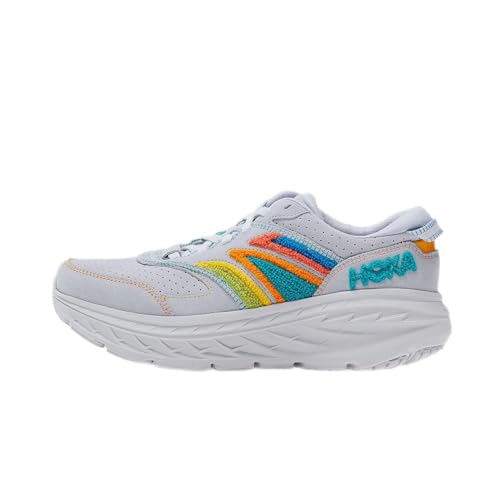 HOKA ONE ONE Bondi L Embroidery, Unisex-Erwachsene Wanderschuhe, Arctic Ice/Atlantis, 38 2/3 EU von HOKA ONE ONE