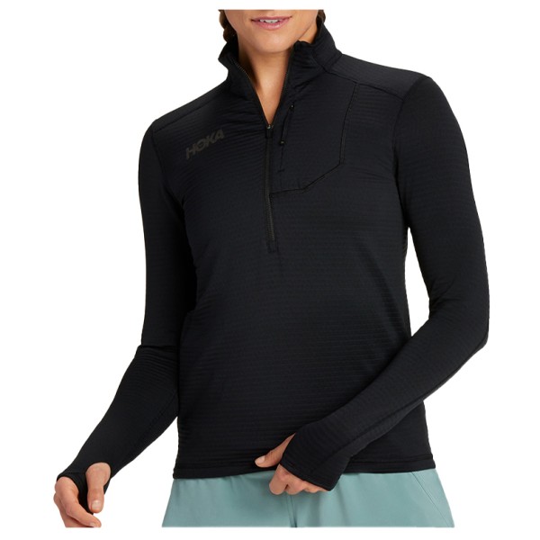 HOKA - Women's 1/2 Zip - Laufshirt Gr L;M;S;XL;XS schwarz von HOKA